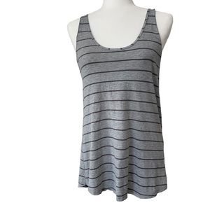 Lululemon | Gray Striped Racerback tank, approx size 8